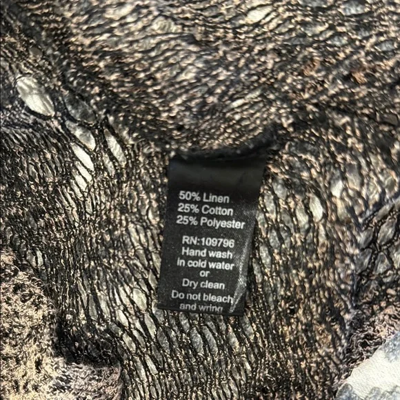 Brown Sheer Women's Top - Picture 6 of 6